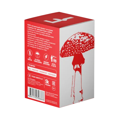 Мухоморный микродозинг Red Micro 120 капсул НОВАЯ ФОРМУЛА