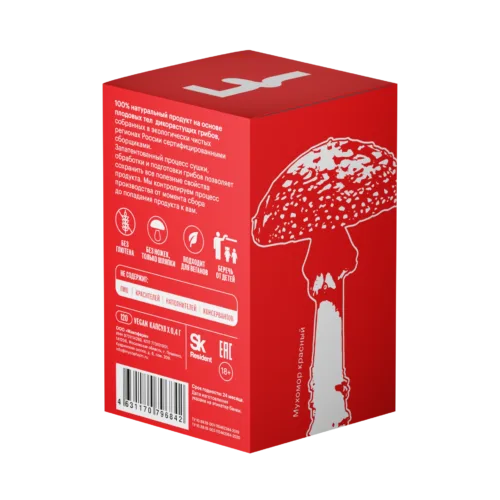 Микродозинг мухомора Red Micro 120 капсул